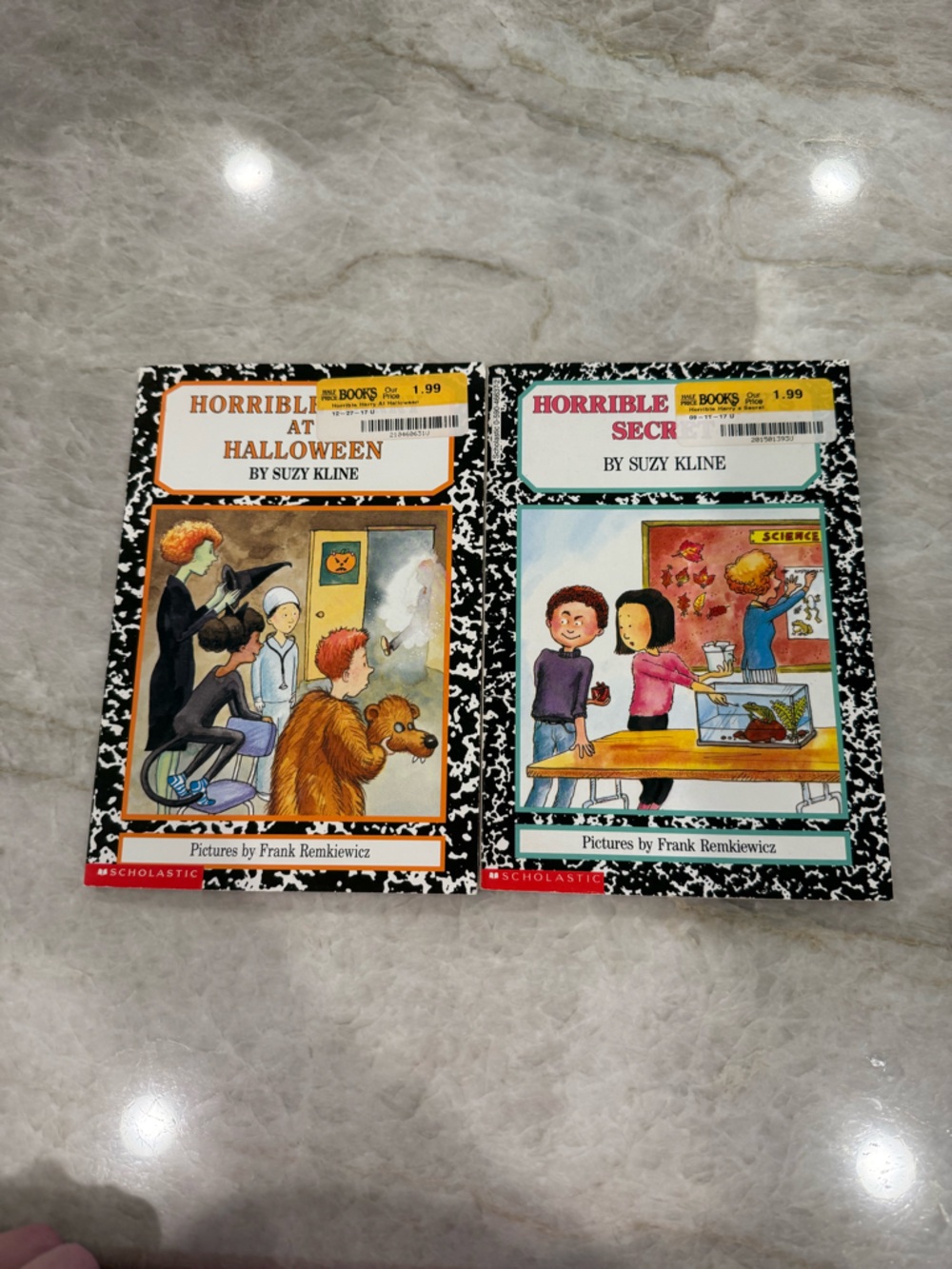 Horrible Harry lot of 2 books Horrible Harry’s Secret Horrible Harry Halloween
